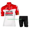 Fietskleding (Fietsshirt + Fietsbroek Kort) 2018 Lotto-Soudal N001